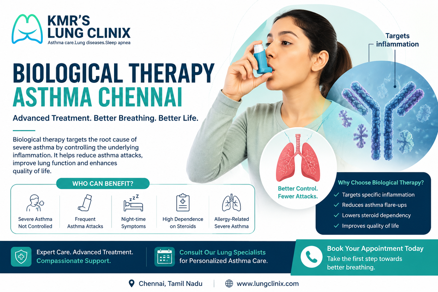 Biological Therapy Asthma Chennai - Advanced Treatment for Severe Asthma Care