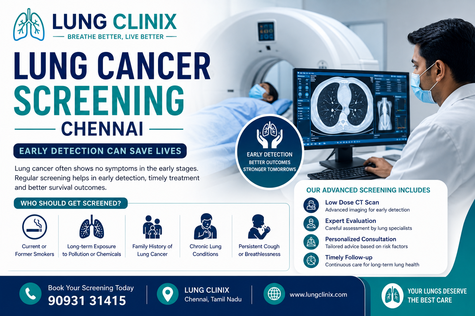 Lung Cancer Screening Chennai - Why Early Detection Can Save Lives