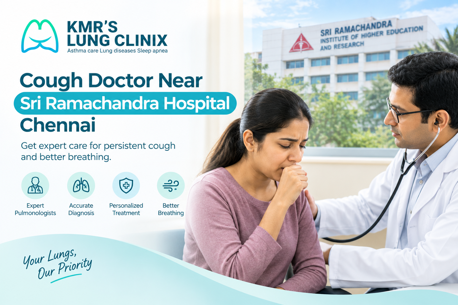 Cough Doctor Near Sri Ramachandra Hospital Chennai – Causes, Treatment & Expert Care